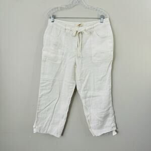 Workshop Andrea Jovine Linen Capri Pants Women’s Size 10